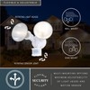 VAXCEL White Motion Sensor Dusk to Dawn Outdoor Security Flood