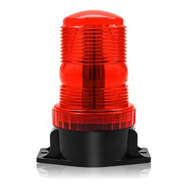 Biqing 1PCS Red Led Beacon Light,Forklift Beacon Strobe Light,30 LED Red Flashing Beacon Light 12V 24V for Trucks, Tractor, Forklift, UTV, Cars, Bus