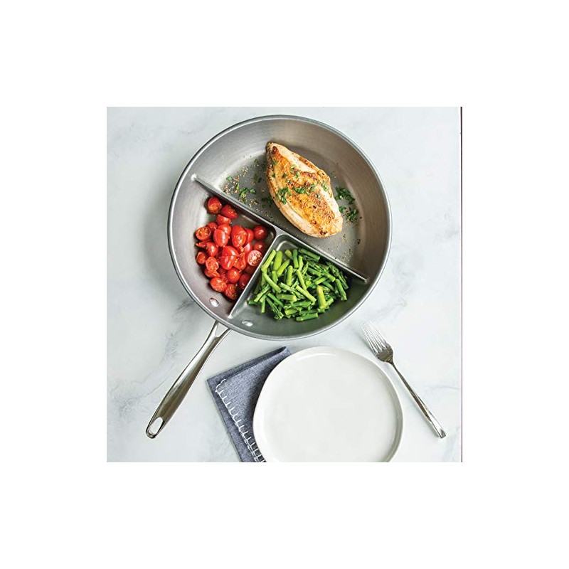 Nordic Ware - 14621 Nordic Ware Divided Sauce Pan, 3-in-1,