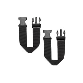 Tangseajiao 2 Pcs black Fanny Pack Extender Luggage Straps Buckle Adjustable Elastic Extension for Belt Waist Bum Bags Shoulder Unisex Fashion Bag