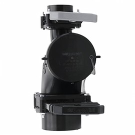 RecPro Lasalle Bristol Double Waste Valve Elbow 3" Spigot x 1-1/2" Hub for RVs, Campers, and Trailers