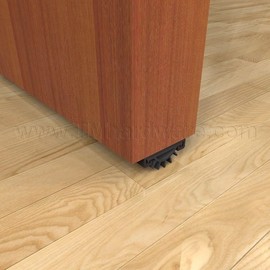 Door Seal Strip Bottom - Door Bottom Sweeps for Bottom of Door Exterior - Neoprene Bottom Door Seal, Draft Stopper - Balck Anodized, 48 Inches Long