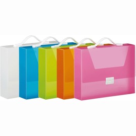 キングジム キャリングケース シンプリーズ A4 グリップタイプ 294TSPW 透明