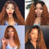 Ombre Deep Wave Brazilian Remy Hair Bundles 24 26 28