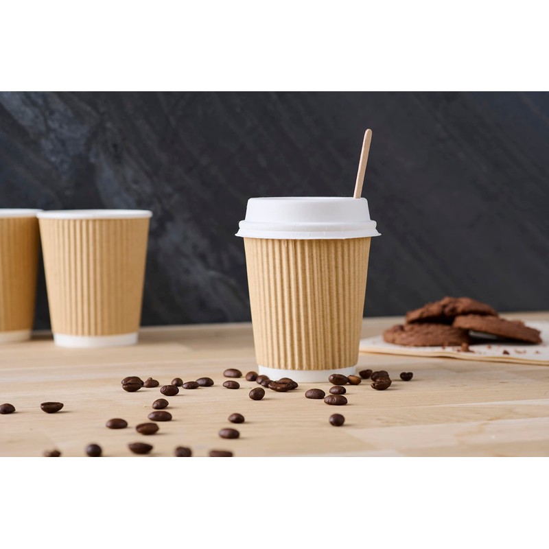 ABENA Gastro-Line Eco-Labelled Sip Through Lid for Disposable Coffee Cups,