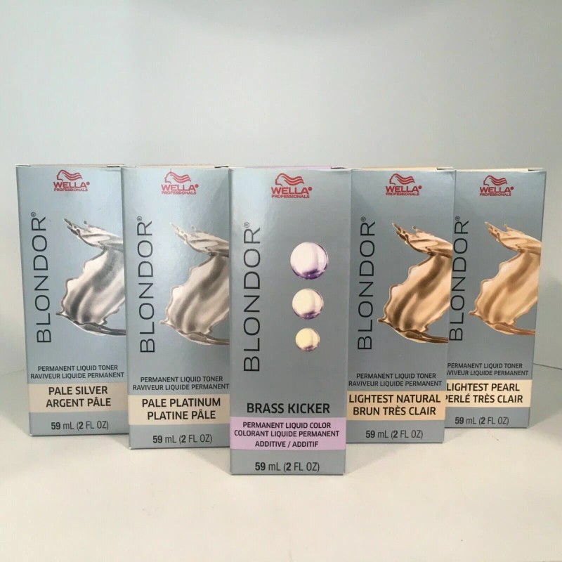 Wella Blondor Permanent Liquid Toner or Developer you choose -