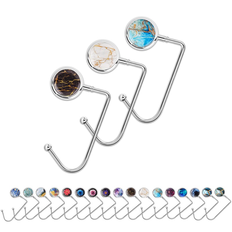 Cheliz Purse Hook Set of 3 - Hanger Table Hanger