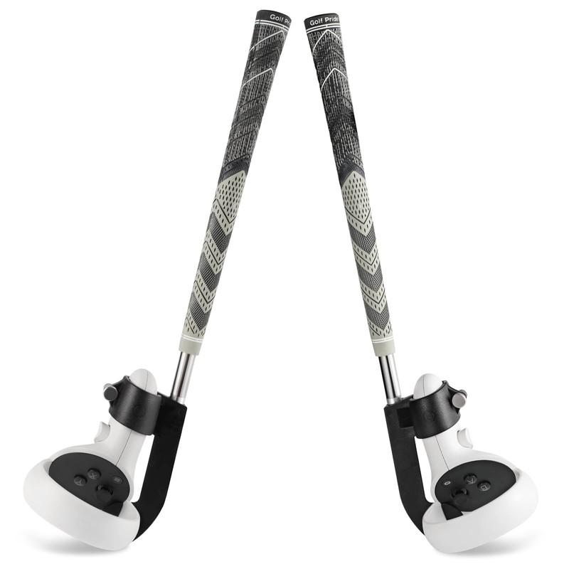 SUPERVR VR Gold Club Attachment for Oculus Quest 2 (Left