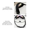 Swim Goggles with Earplugs PC Silicone Clear Lens Wide View