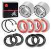Front & Rear Wheel Bearing Seal + CIRCLIP Kit For