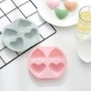 2 Pcs Nonstick Cupcake Baking Pan with 4 Cavity Design,
