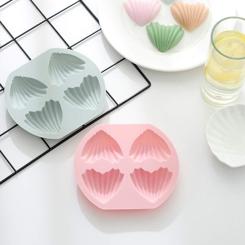 2 Pcs Nonstick Cupcake Baking Pan with 4 Cavity Design,