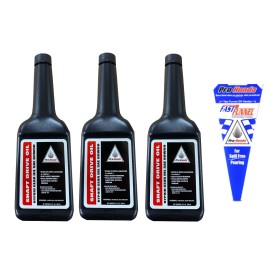 Honda 3 Pack OEM Honda Shaft Drive Oil Differential Gear Oil 80W90 08208-0080 w Funnel