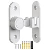 StickNGo Barn Door Locks, 90/180 Degree Right Angle Flip Gate