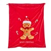 Smart Garden Gingerbread Man Merry Christmas Sack for Presents -