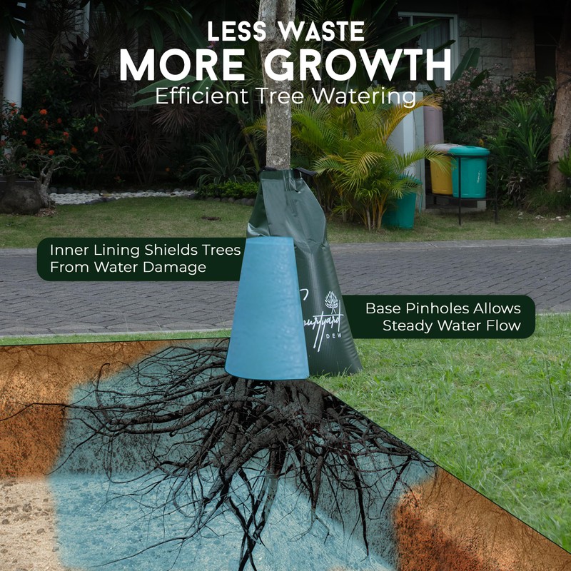 Courtyard Dew Tree Watering Bag Slow Release 4 Pack 20