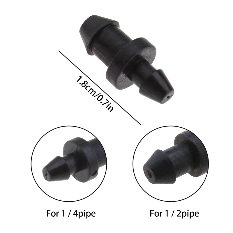 ECSiNG Drip Irrigation Plug 1/2 1/4 Inch Pipe Closure Goof