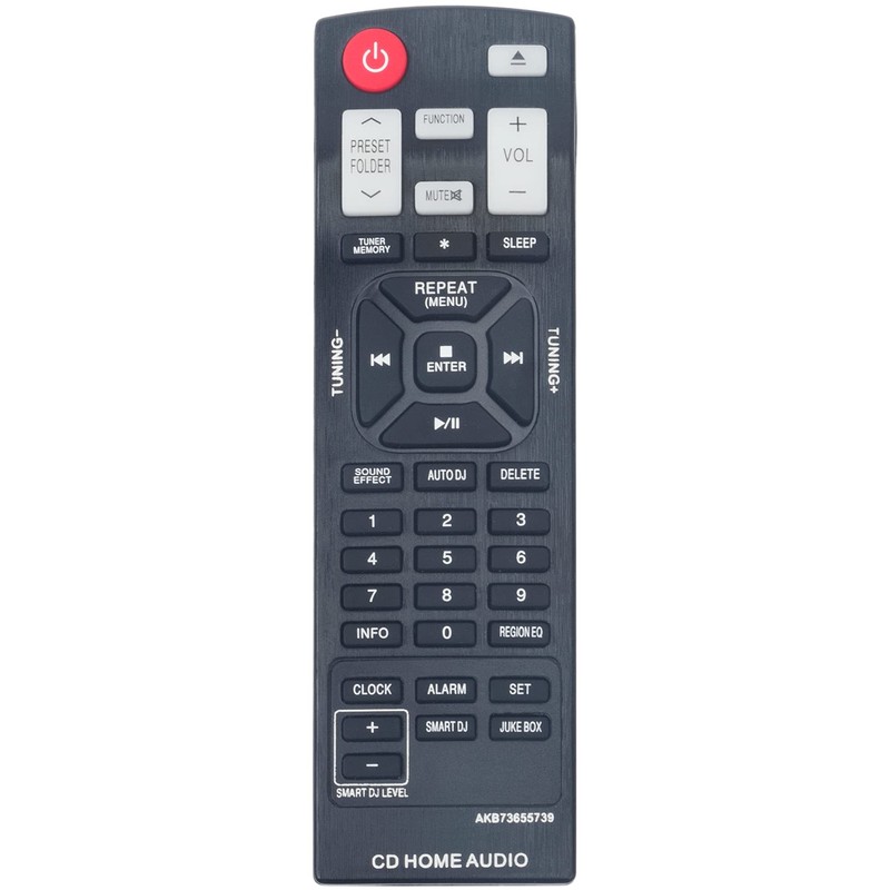 AKB73655739 Replace Remote Control for LG Mini HI-FI System M9540