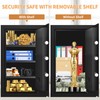 5.3 Cuft Large Home Safes Fireproof Waterproof, Anti-Theft Fire Safe