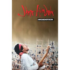 Jimi Hendrix Woodstock Vintage 1994 Poster 23 x 35