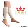 Ziperior Inside Leg 20-30 mmHg Compression Shin Calf No Foot