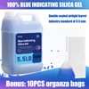 5.5LBS Silica Gel Desiccant Beads, Premium Blue Indicating Reusable Desiccant