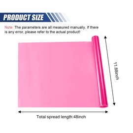 ZIMISI Self Adhesive Car Light Tint Film, 11.88×48 Inches Vinyl Wrap Protector Film, Color Shiny Chameleon Sticker, Auto Modification Cover for Headlight, Taillight, Fog & Brake Light (Pink)