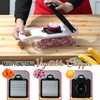 EatEx Vegetable Chopper with Container, Multifunctional Veggie Chopper Vegetable Cutter,