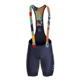 INBIKE Men's Cycling Bib Shorts 3D Padded, Road Bike Cycling Bibs Long Riding Pad Biking Bicycle Shorts Bike Bib Shorts Blue