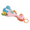 Infant Stroller Rattle Bell with Teether Mirror Cute Giraffe Plush