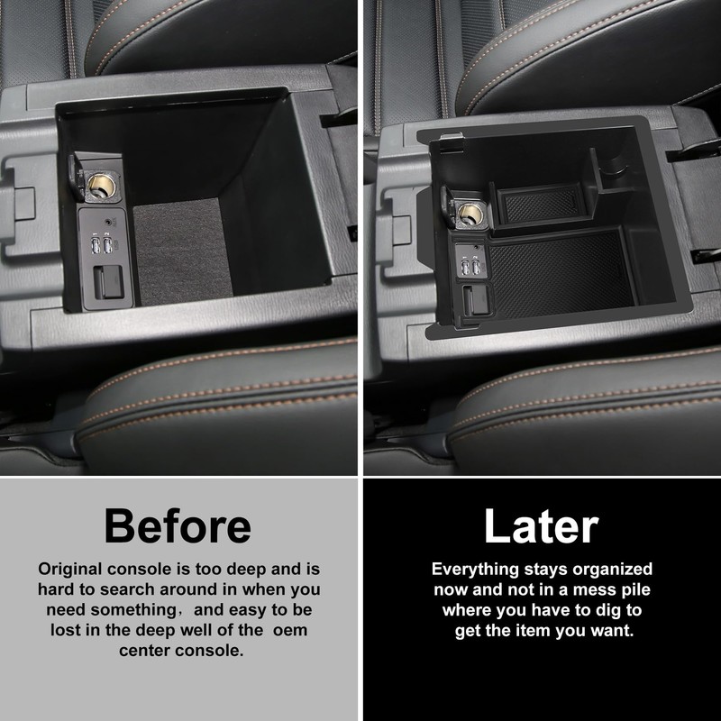 Hugeek Center Console Organizer Tray Compatible with Mazda 2017-2025 CX-5