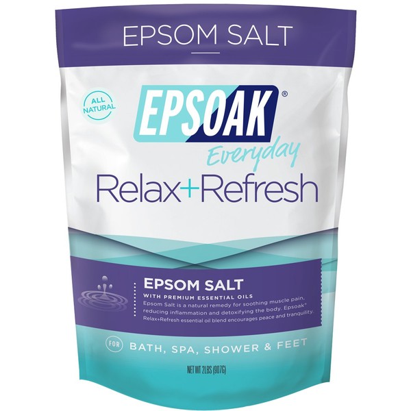 Epsoak Epsom Salt - 2 lb. Relax + Refresh Bath Salts