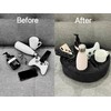 Xchouxer Couch and Bed Cup Holder Pillow, Sofa Organizer Caddy