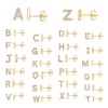 PAVOI 14K Yellow Gold Plated Sterling Silver CZ Alphabet Letter