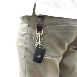 EIWE Key Chain, Leather, Leather, Key Ring, Men's, Advanced Leather, deep-red