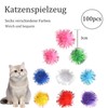 HSYTEK Pack of 100 Colourful Felt Balls, Felt Balls for
