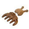 Massage Hair Comb Head Scalp Meridian Comb Y Shape Wooden