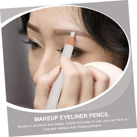 TOVINANNA White Eyebrow Pencil 4PCS Waterproof and Sweat-Resistant Cosmetic Tool for Women Easy to Use Eye Makeup Accessory Precision Tip