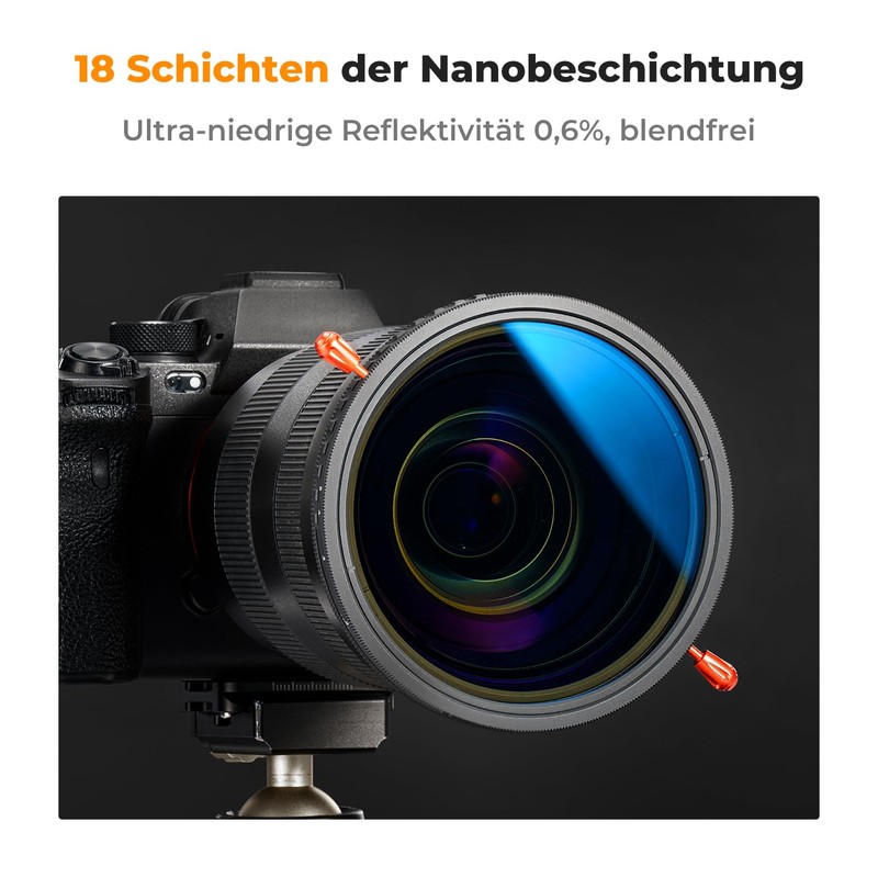 K&F Concept Nano-K Series ND Filter 55 mm CPL&ND2-ND32 2