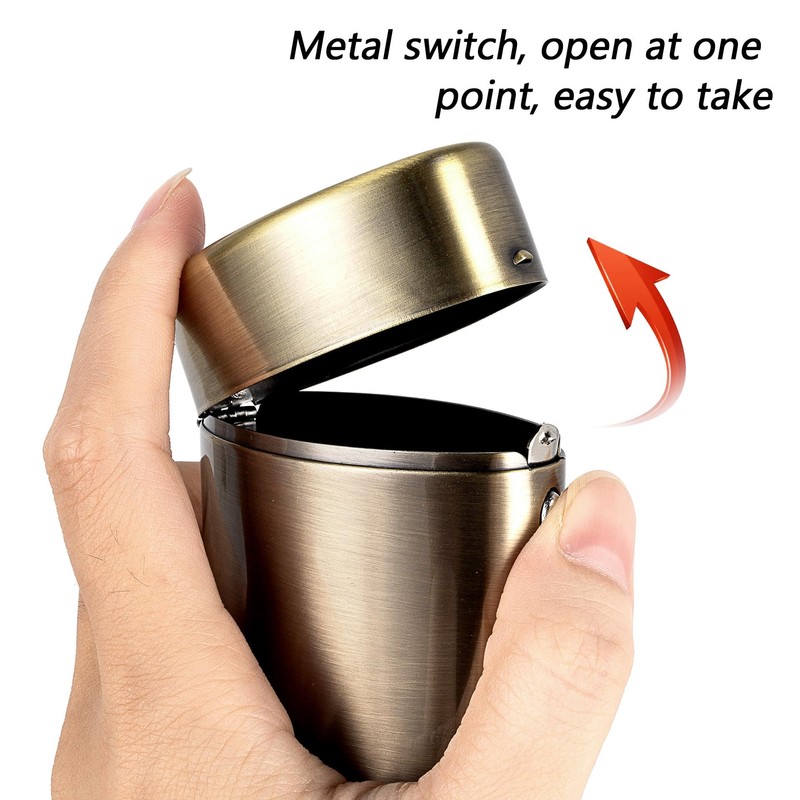 Goshentech Vintage Oval Case 20 Capacity 100mm King Size (Bronze)