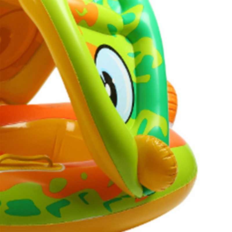 Swim Ring Awning Unique Shape Gasbag Comfortable Backrest Swimming Ring