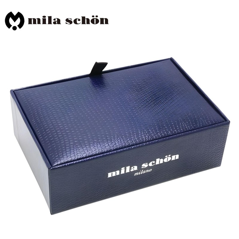 mila schon mst8394 Mira Sean Slit Plate Purple Glass Tie
