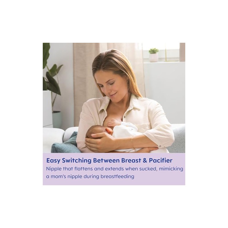 MAM Perfect Night 2 Piece Baby Pacifier, Unisex, 0-6 Months