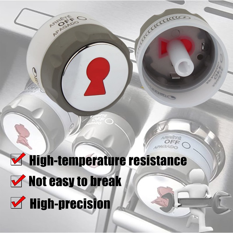 UYZO 91538 Lighted Control Knobs 2 Pack for Weber Summit