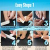 NOVO OVO 504 pcs Long Toe Nail Tips Press on,