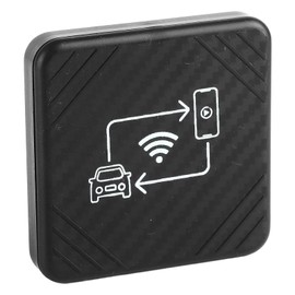 Wireless Carplay Adapter Uk, 7x7x1cm Compact Carplay Box Carplay Wireless Adapter Dual System Support Smart AI Box for Cars compatible with iOS 9 and Android Auto