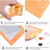 Artcut 100 PCS Smell Proof Mylar Bags Holographic Packaging Bags,