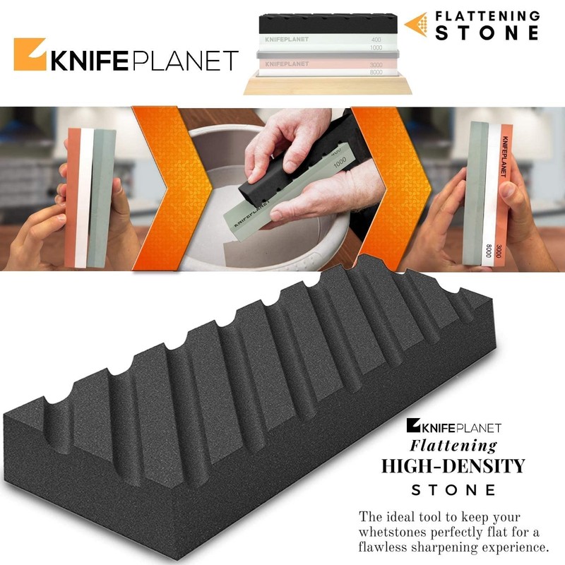 Premium Knife Sharpening Stone Set – 400/1000 and 3000/8000-Grit Professional,