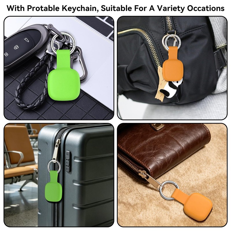 DLENP Tile Mate Case (2024/2022) — Pre-Attached Carabiner, No Adhesive