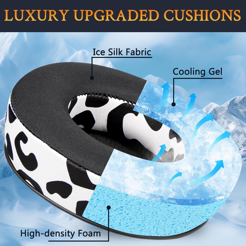 SOULWIT 90 mm Cooling Gel Replacement Ear Pads for JBL